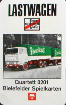 Bielefelder Spielkarten "Lastwagen" Cardgame 1968 (10448)